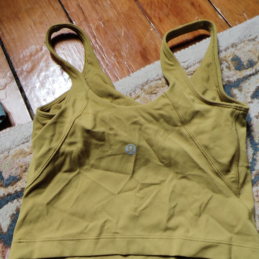 Set of Three Tank Tops in Blue, Yellow, and White - Picture 7 of 12